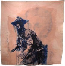 Johnny O'Brady - THE UNDEFEATED. 2010. acrylic on canvas, 60 x 58 in