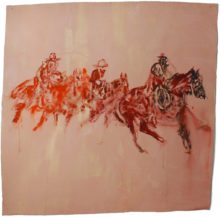 Johnny O’Brady - LAWLESS FRONTIER. 2010 acrylic on canvas, 61 x 60 in
