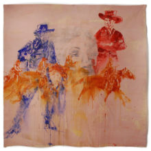 Johnny O'Brady - RANGE FEUD. 2010 acrylic on canvas, 60 x 60.5 in