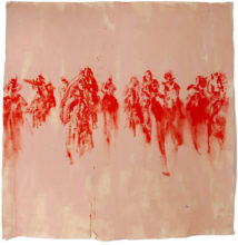 Johnny O’Brady - THE DAWN RIDERS. 2010 acrylic on canvas, 53.5 x 51 in